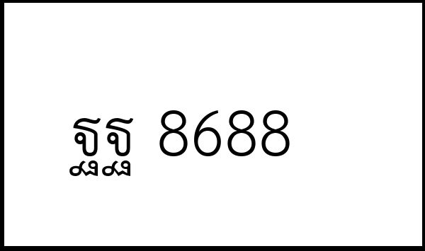 ฐฐ 8688